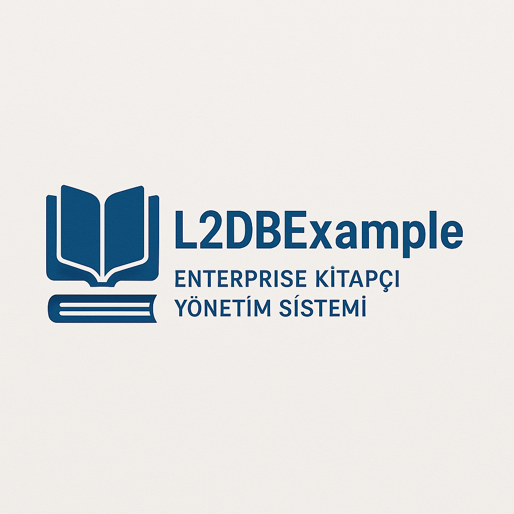 L2DBExample - Enterprise Kitapçı Yönetim Sistemi